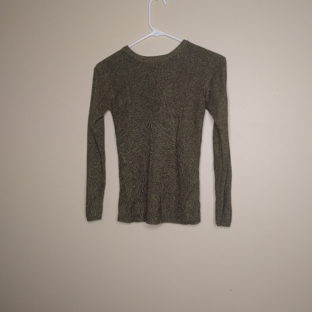 Vintage Bloomingdales Gold Metallic Sweater